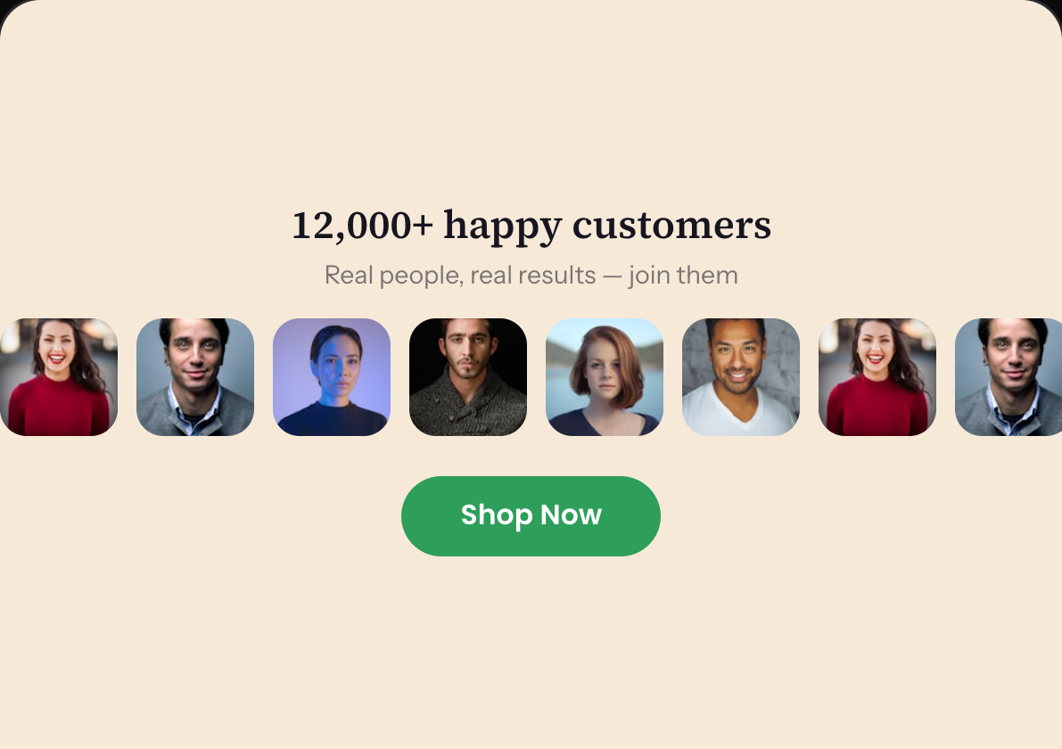 Shop-Vorschau für Banner für zufriedene Kunden